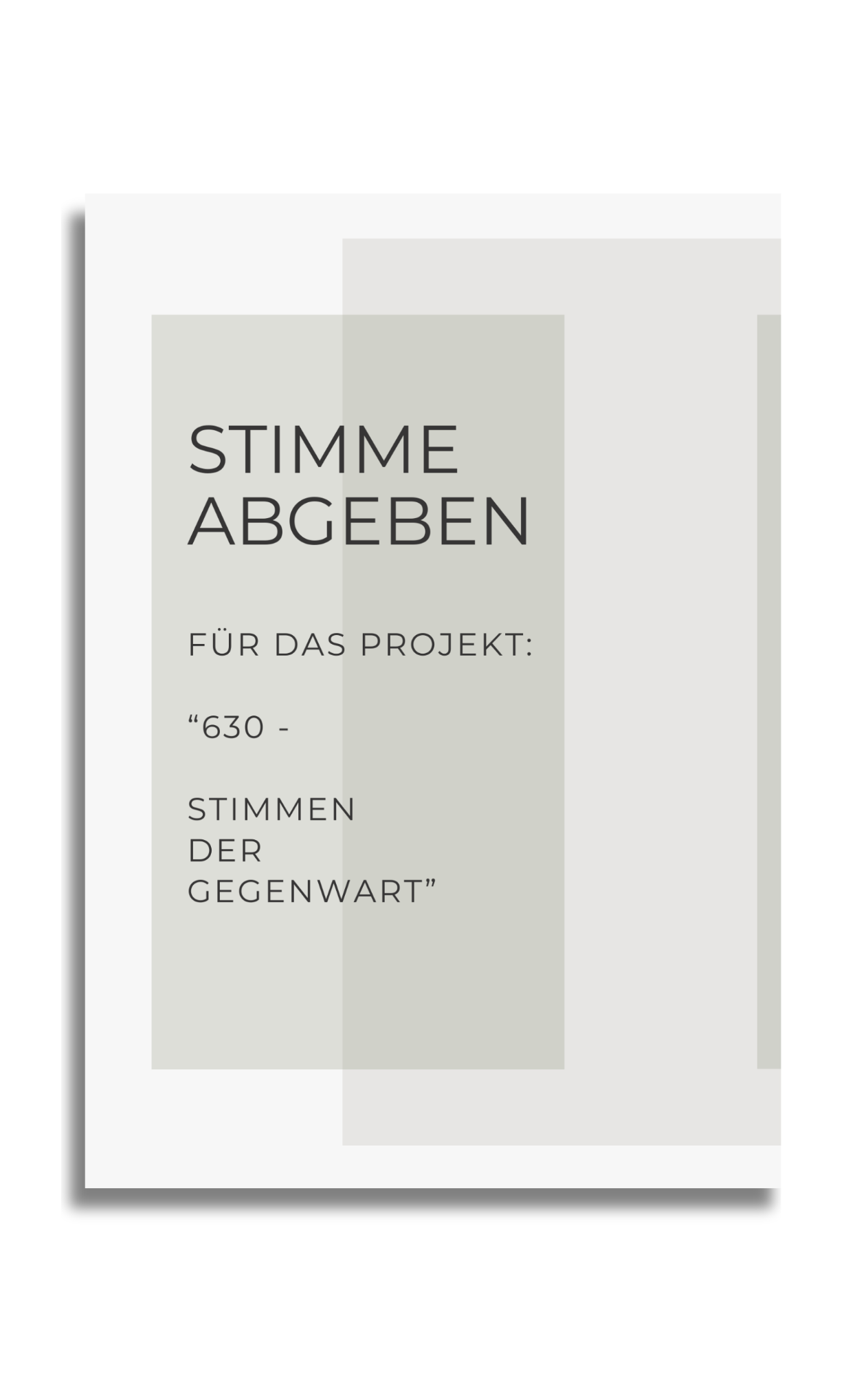 630 - Stimme werden